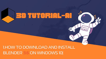 How to Download and Install Blender 3.6 on Windows 10|3D TUTORIAL