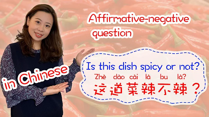 Affirmative-negative question in Chinese - Day 33: 这道菜辣不辣? | Learn Chinese for Beginners - DayDayNews