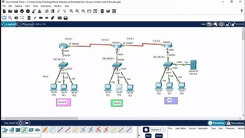 How to block Pinging ICMP using Extended ACL