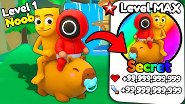 Starting Over as NOOB in Brainrot Capybara Squid Evolution!
