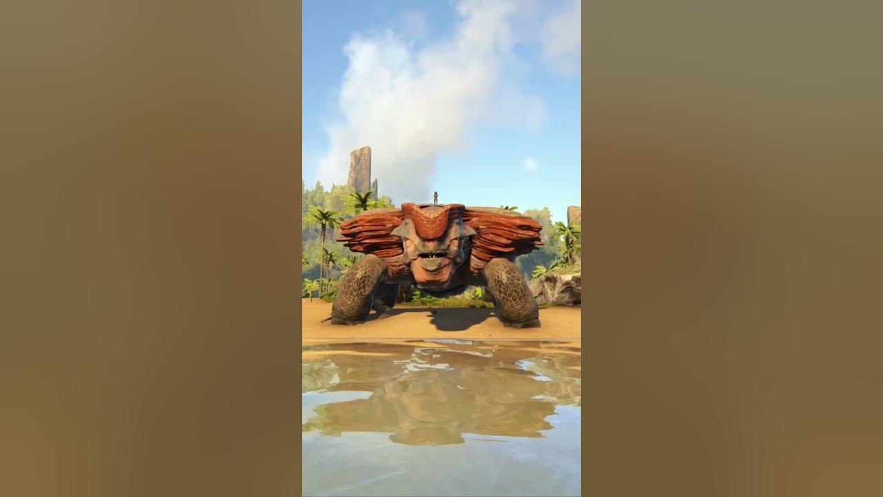 Ark How to Spawn in a Megachelon & a Phiomia With Admin Commands YouTube