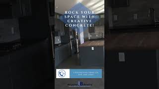 Rock Your Space with Creative Concrete! Rock your space with our creative concrete d...