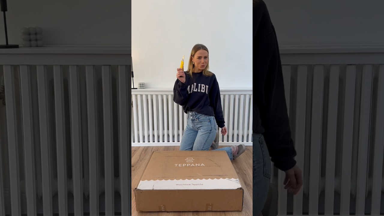 HEUTE IST EIN PAKET VON TEPPANA ANGEKOMMEN😍