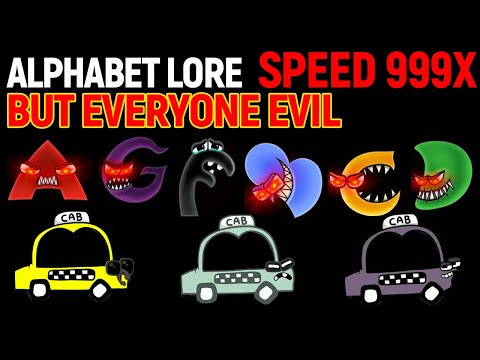 Alphabet Lore Special Version-Evil-Sad-Fixed-Kungfu-Number-Punks(Speed  999X), Real-Time  Video View Count