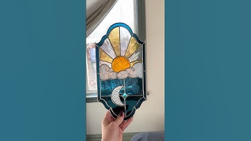 I have two of these listed in my shop right now 👀 #stainedglass