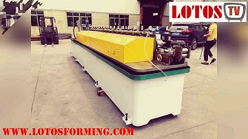 Car glass window rail roll forming machine