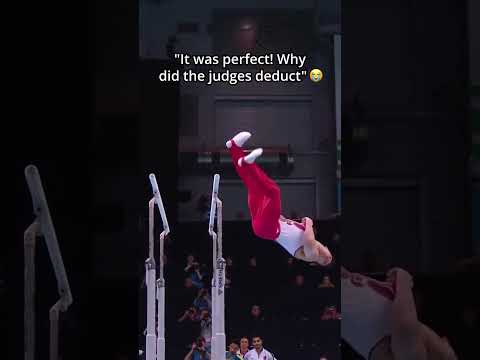 This has to be the greatest P-Bars dismount ever😳 #gymnastics #perfect #dismount #stick