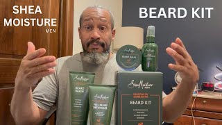 Details Shea Moisture Men Beard Kit - Includes Wash, Balm, Oil, & Conditioner Guide