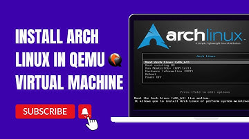 Installing  Arch Linux in QEMU: A Step-by-Step Guide
