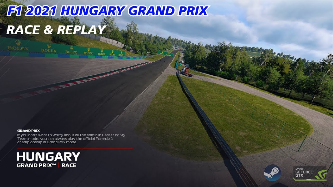 HUNGARY GRAND PRIX (race & replay) || F1 2021 PC GAMES