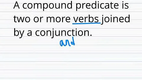 Lesson 3. Compound Subjects and Compound Predicates