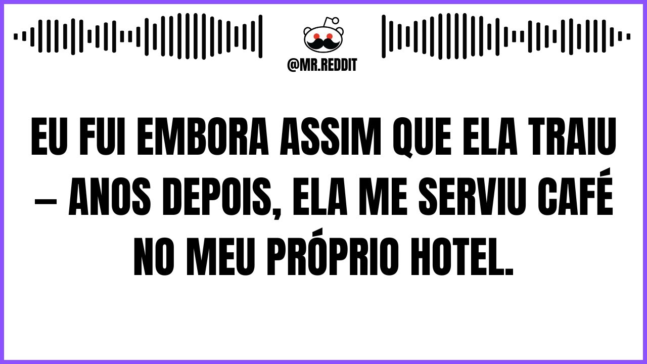 Eu fui embora assim que ela traiu — Anos depois, ela me serviu café no meu próprio hotel.