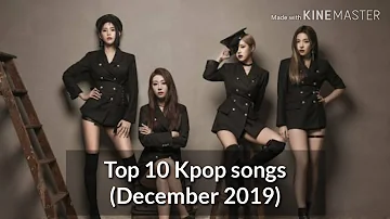 Top 10 Kpop songs of December 2019 (Girl groups and female solo)