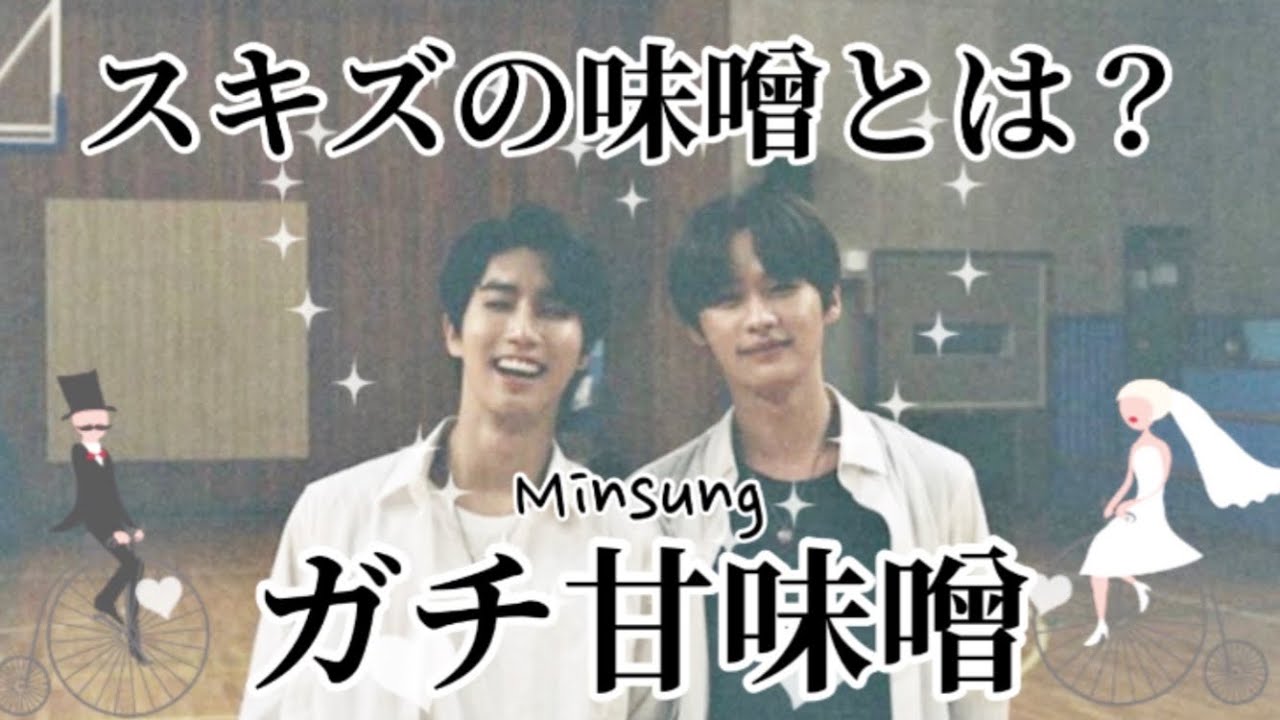 SKZペアに沼🐰❤️🐿味噌編】仲良しで尊い公認カップル♡リノ＆ハン