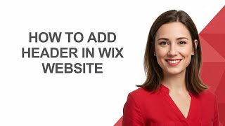 How To Add Header In Wix Website - AshleyHowTo
