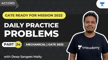 Strength of Materials - Daily Practice Problems - Day 24 | ME | GATE Ready by Deep Maity