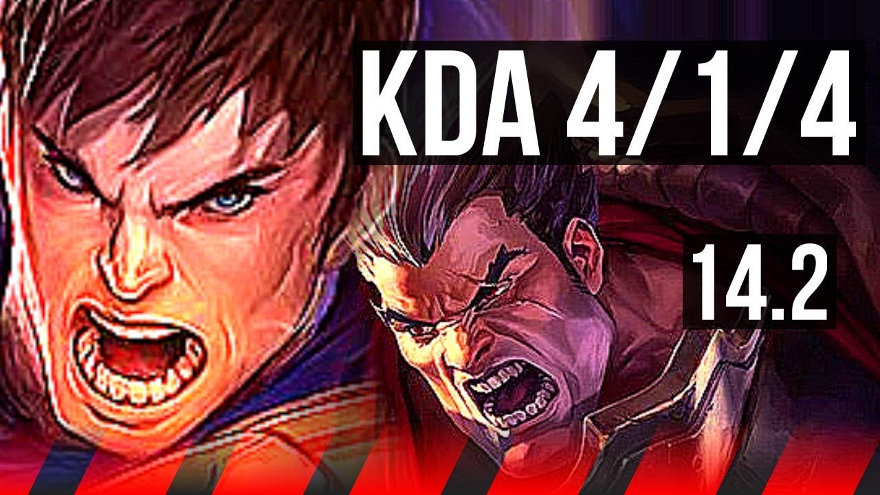 GAREN vs DARIUS (TOP) | 4/1/4 | KR Diamond | 14.2