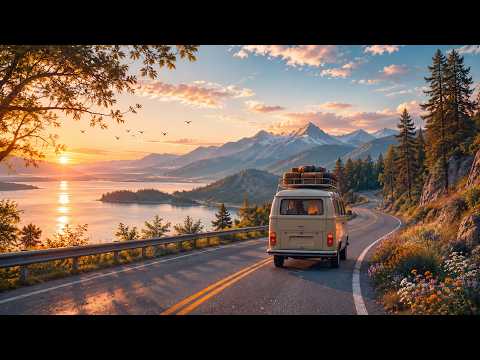A Peaceful Morning Drive | Indie Folk Playlist for New Beginnings, Positive Mood & Relaxing Start