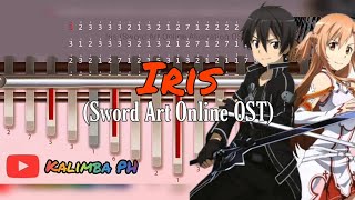 Iris (Sword Art Online OST) | Kalimba Tutorial | Kalimba Tabs | Kalimba Cover