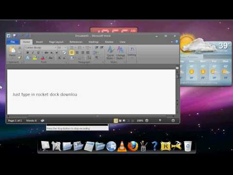 How to turn your windows Xp into a apple mac