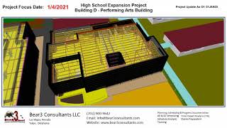 High School Expansion Project - Performance Arts Building D as of 01JAN20