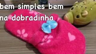 Diy Pantufa chinelo - FÃ¡cil e rÃ¡pido de fazer...