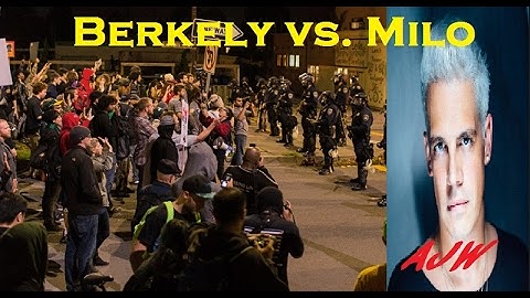 Milo Yiannopoulos and the UC Berkley Riot