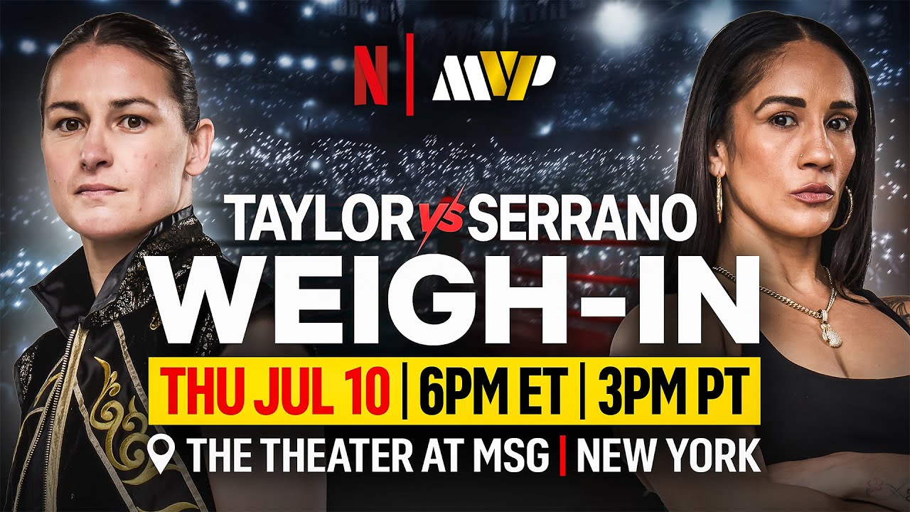 WEIGH-IN: Katie Taylor vs. Amanda Serrano 3 | Netflix