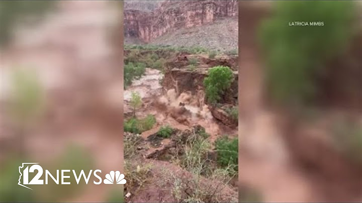 New flood alert system for campers, hikers in Grand Canyon