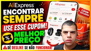 O MELHOR CUPOM DA ALIEXPRESS? TESTEI E FUNCIONA!