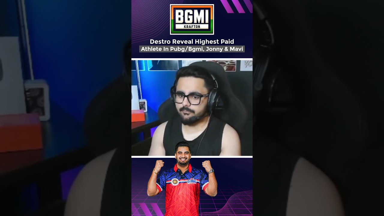 Destro Reveal Highest Paid Athlete In Pubg/Bgmi, Jonathan & mavi #jonathangaming #mavi #destrobgmi