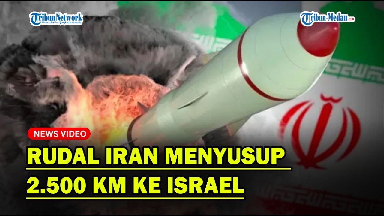 RUDAL IRAN Menyusup 2.500 Km Masuk Wilayah Israel❓