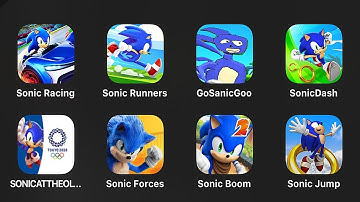 Sonic Racing,Sonic Runners,Go Sanic,Sonic Dash,Sonic Forces,Sonic Jump,Sonic CD,Sonic the Hedgehog 4