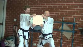 Technical breaks - Black belt grading Aug 2013