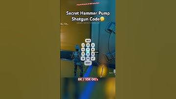 Secret Hammer Shotgun Go Goated Code🤫 #fortnite #gaming #fortnitememes