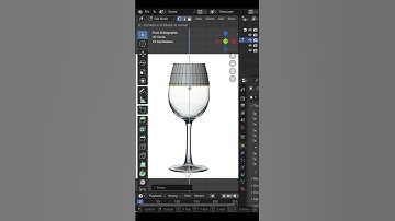 Easy wine glass modeling in Blender | Blender for beginners