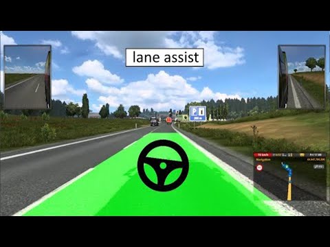 Lane Assist ETS2 (demo with overlay)*outdated*