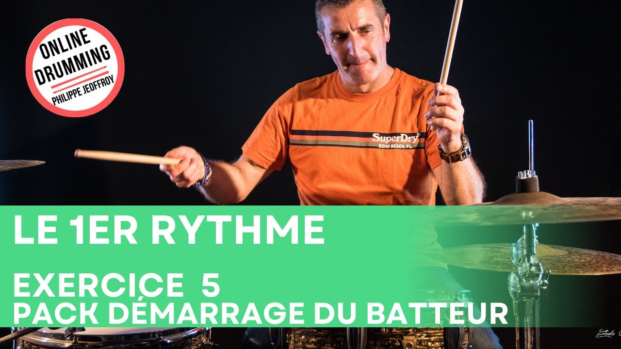 Débuter à la BATTERIE : Maîtrisez Le 1er Rythme !