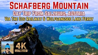 Amazing St Wolfgang Schafberg Mountain Cog Railway Day Trip From Salzburg Austria 4k