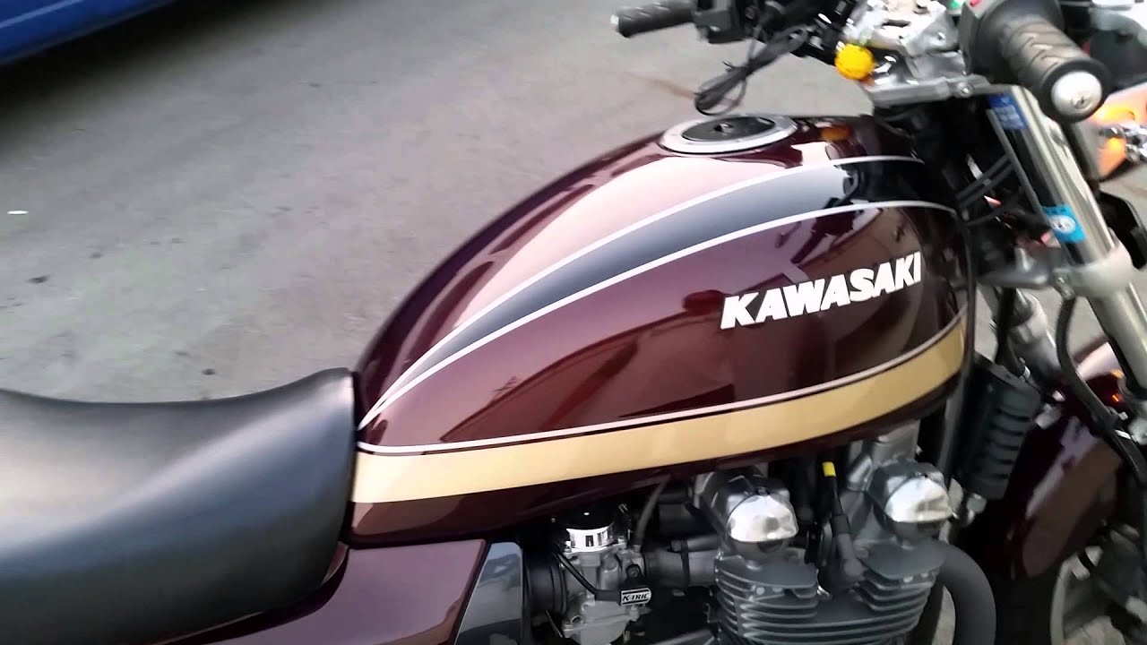 2003年式ゼファー750 MRS集合管Lバッフルサウンド！ - YouTube