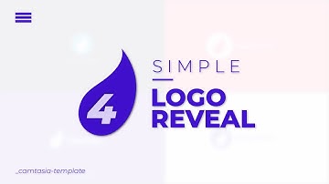 4 Simple Logo Reveal - Camtasia Template