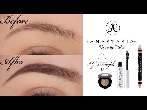 natural looking eyebrow tutorial using Anastasia Beverly Hills products-thumbnail