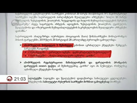 საიას შუალედურმა ანგარიშმა ორგანიზაციის სამართალმცოდნეების კვალიფიკაცია ეჭქვეშ დააყენა