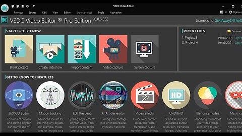 VSDC Free Video Editor 6.8 new version 2021