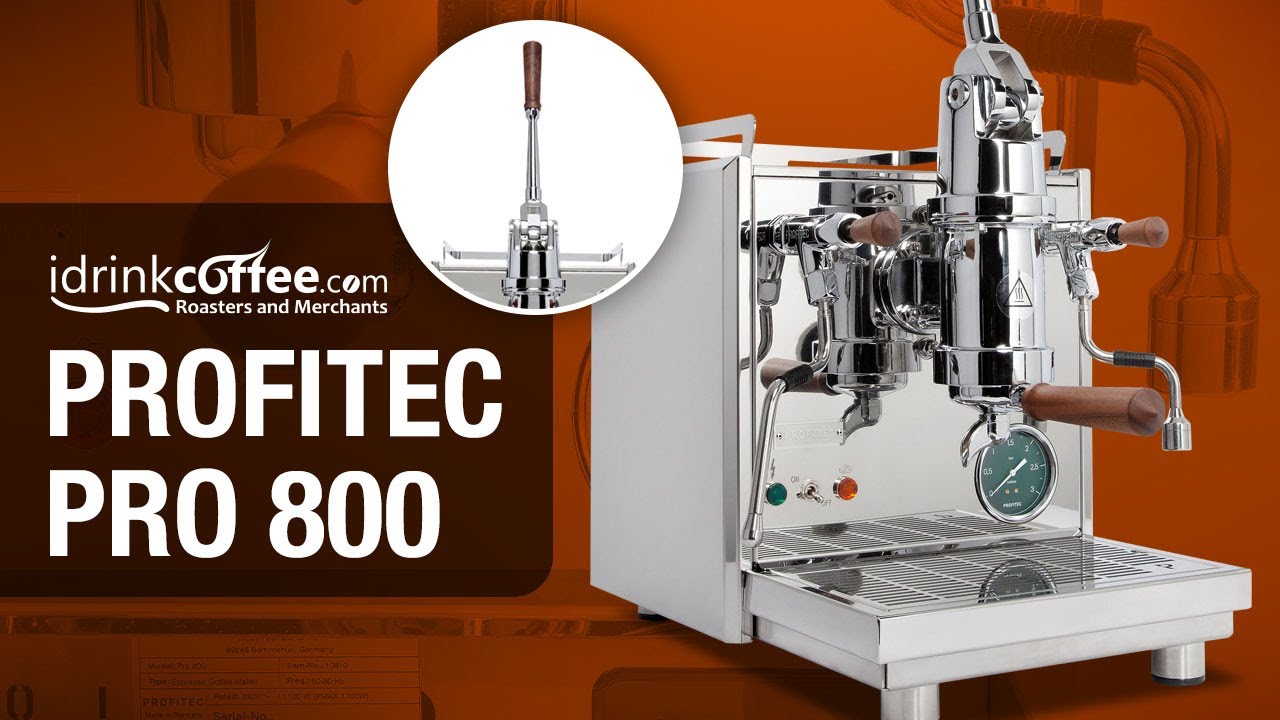 Profitec Pro 800 Espresso Machine - YouTube