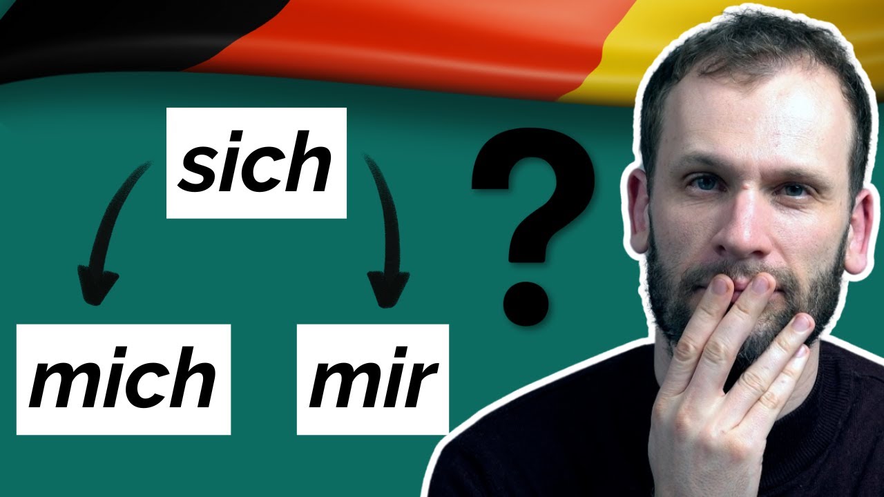 German Reflexive Verbs: mich or mir? - YouTube