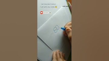 How to write ZOEY in bubble letters #fyp #shorts #tutorial