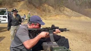 Full Auto Surefire 60 Round Mag Dump