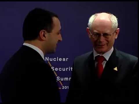 შეხვედრა ევროპის საბჭოს პრეზიდენტ ჰერმან ვან რომპუისთან