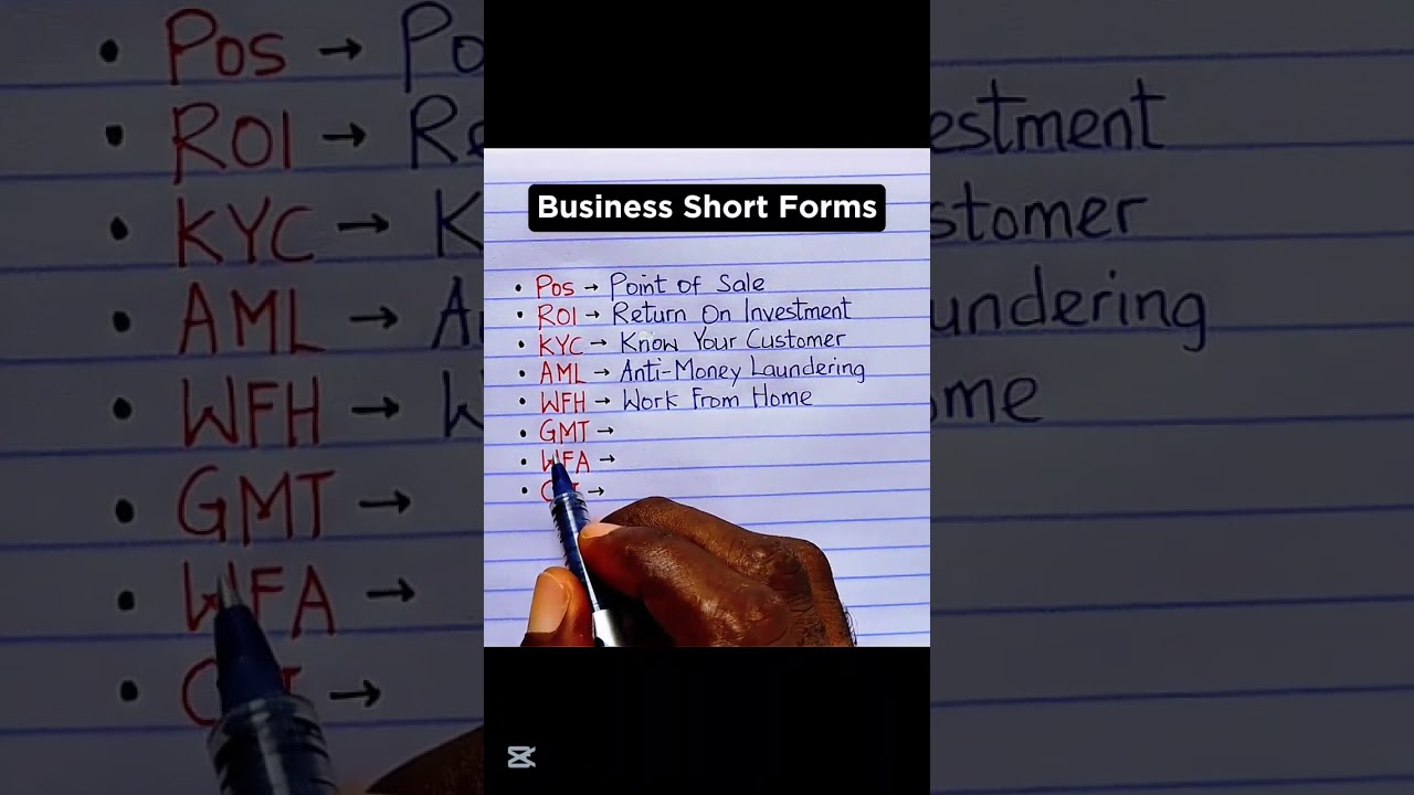 Важные деловые сокращения ✍️ 